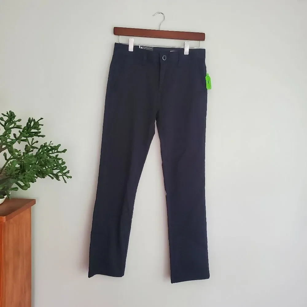 Volcom brand chinos frickin modern straight black youth size 27